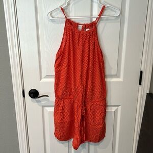 Old Navy Sleeveless Halter Shorts Romper